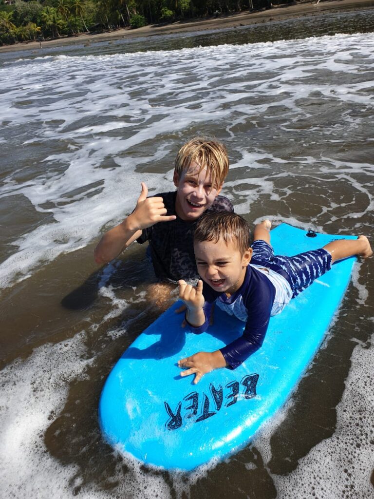 Tropical landscape on a Costa Rica property