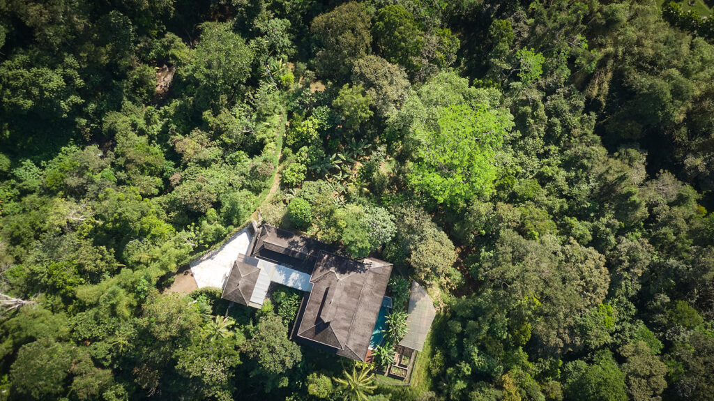 Aerial view of Cascavita 108 home in Costa Rica
