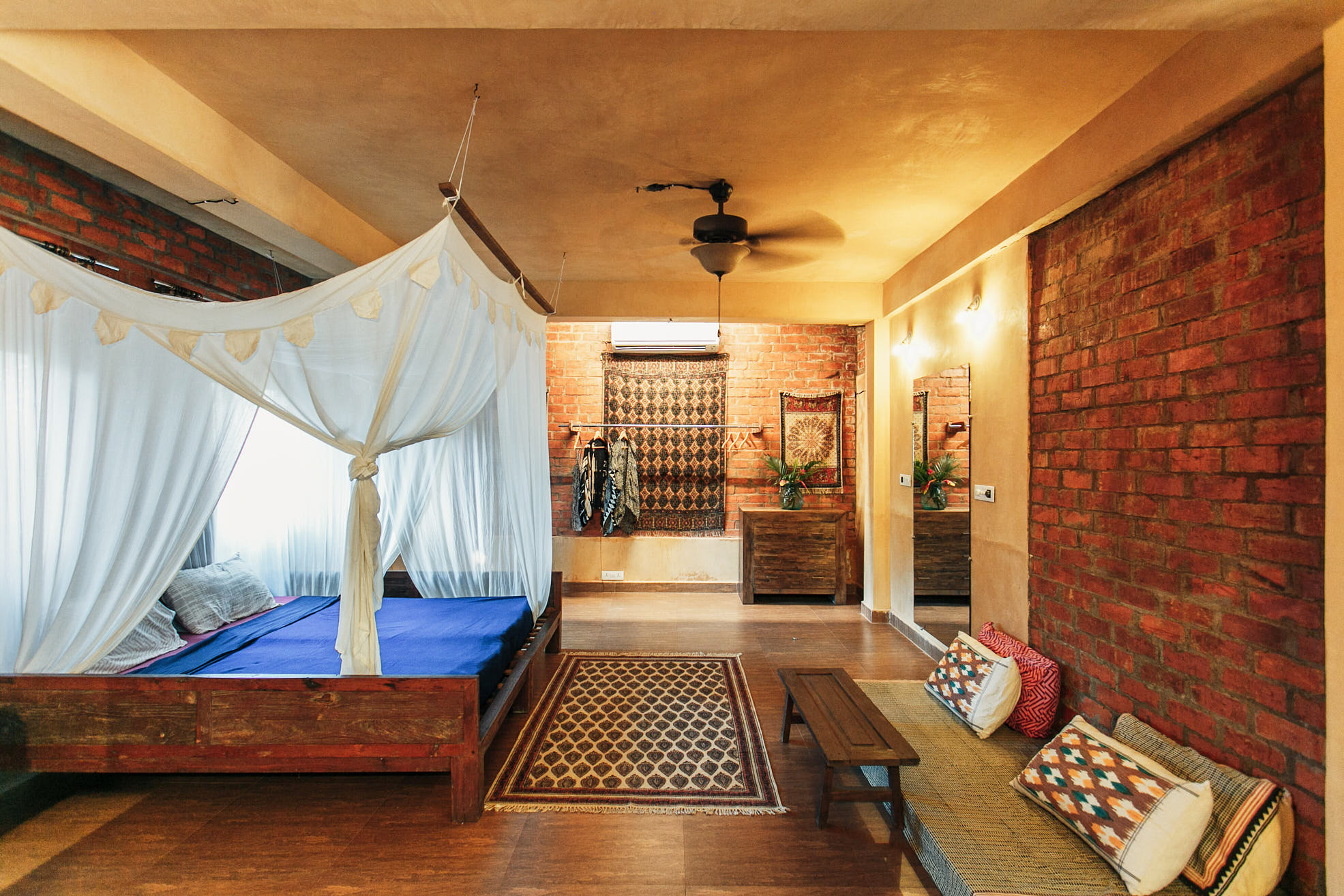 Yoga community at Samata, Goa, India