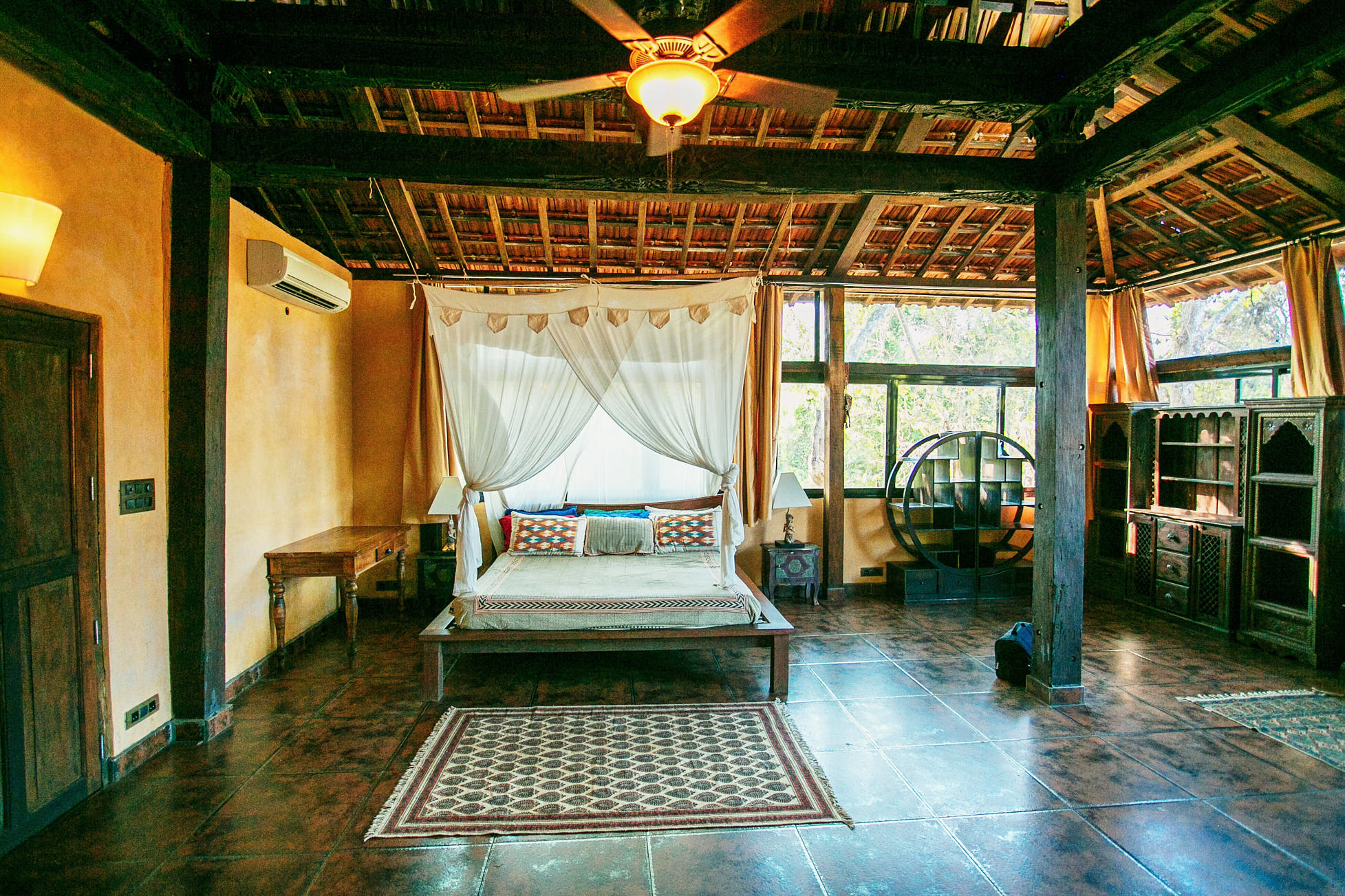 Communal area at Samata retreat center, Goa