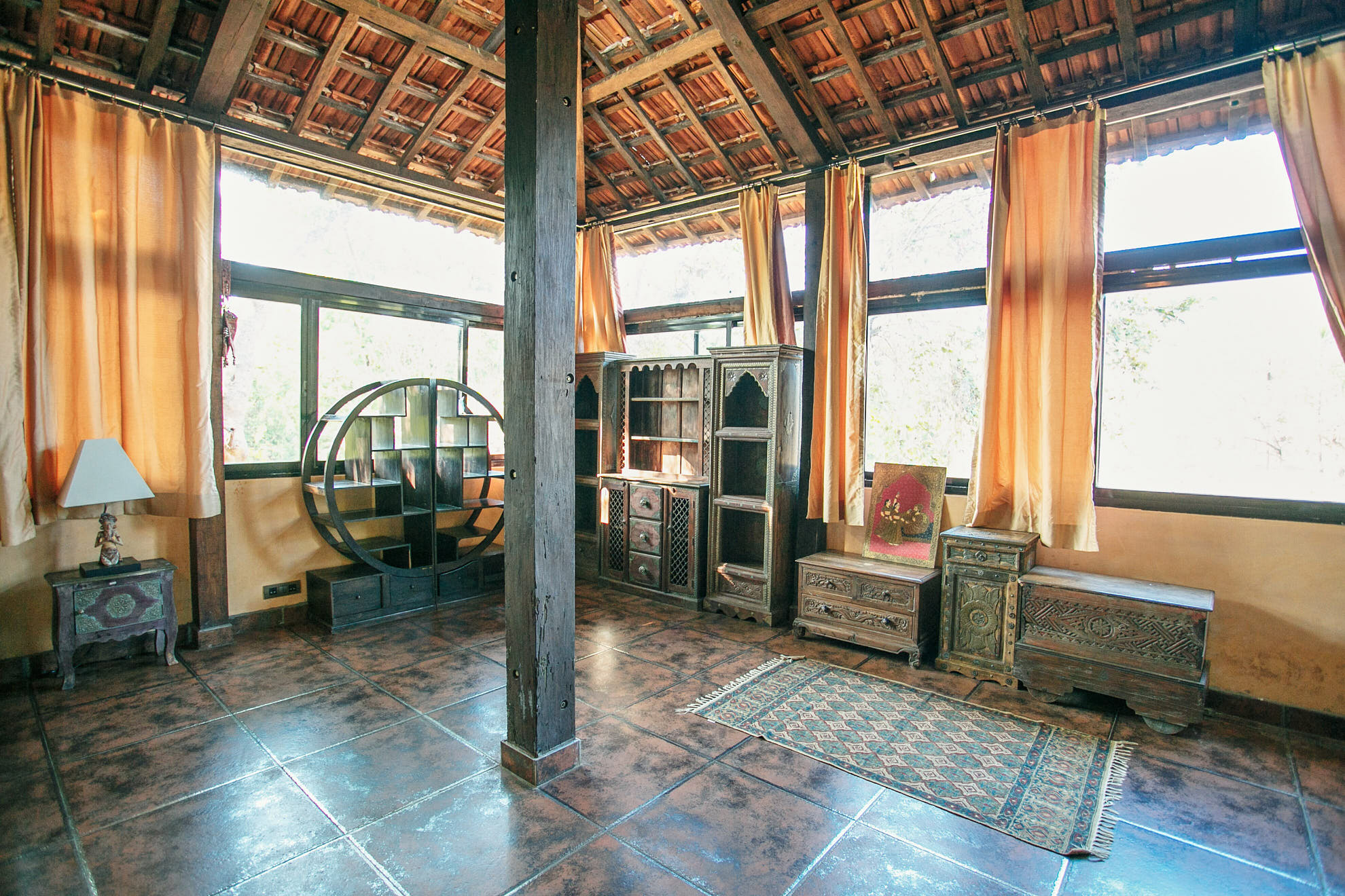 Yoga retreat session at Samata, Goa, India