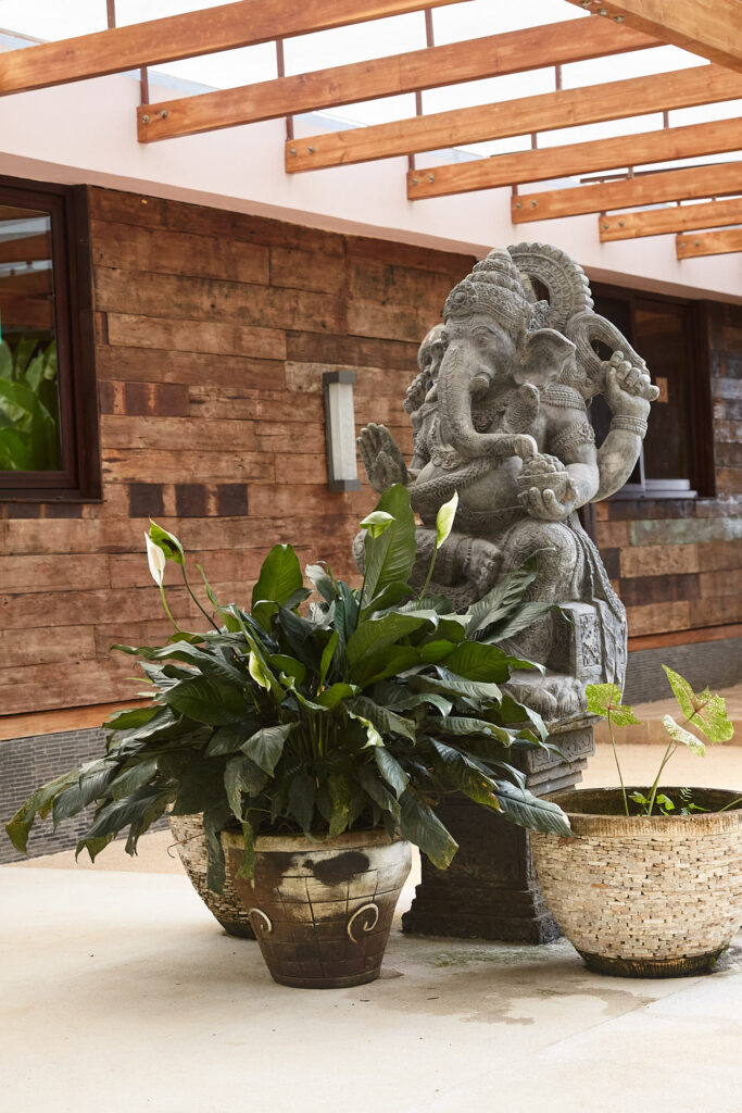 Feature detail of tropical home in Costa Rica