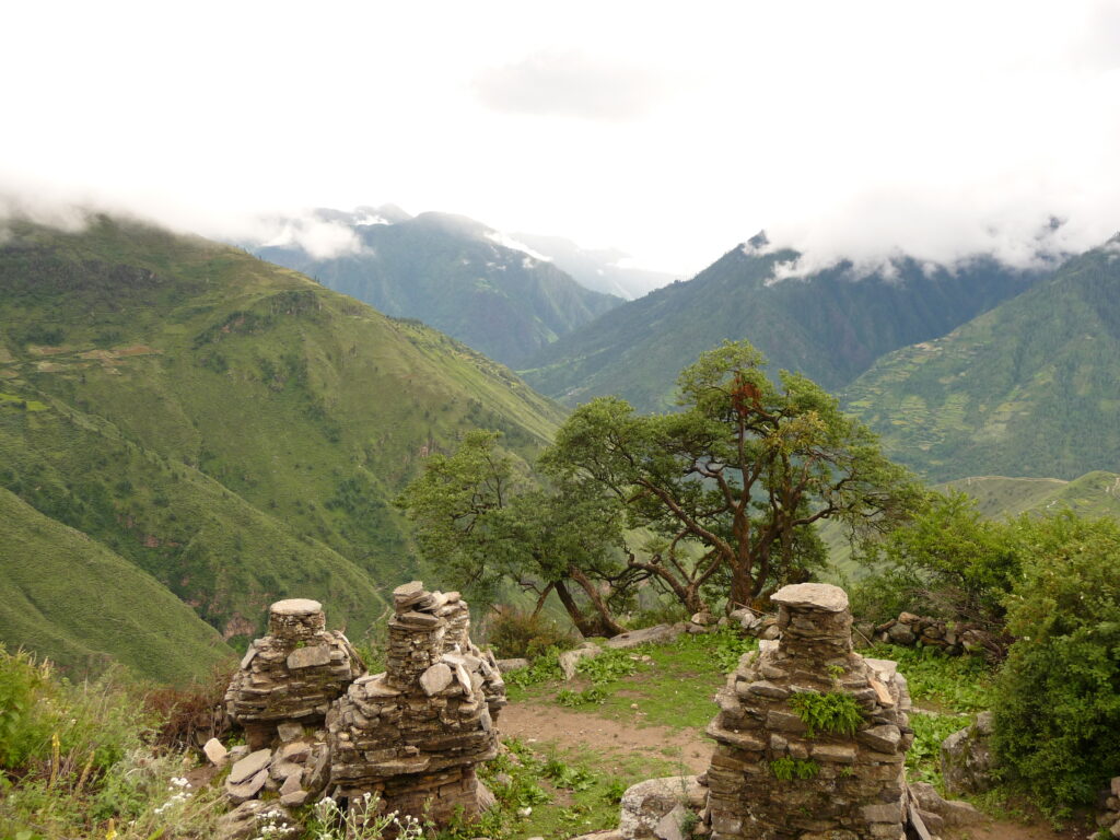 Mountain landscape in the Indian Himalayas