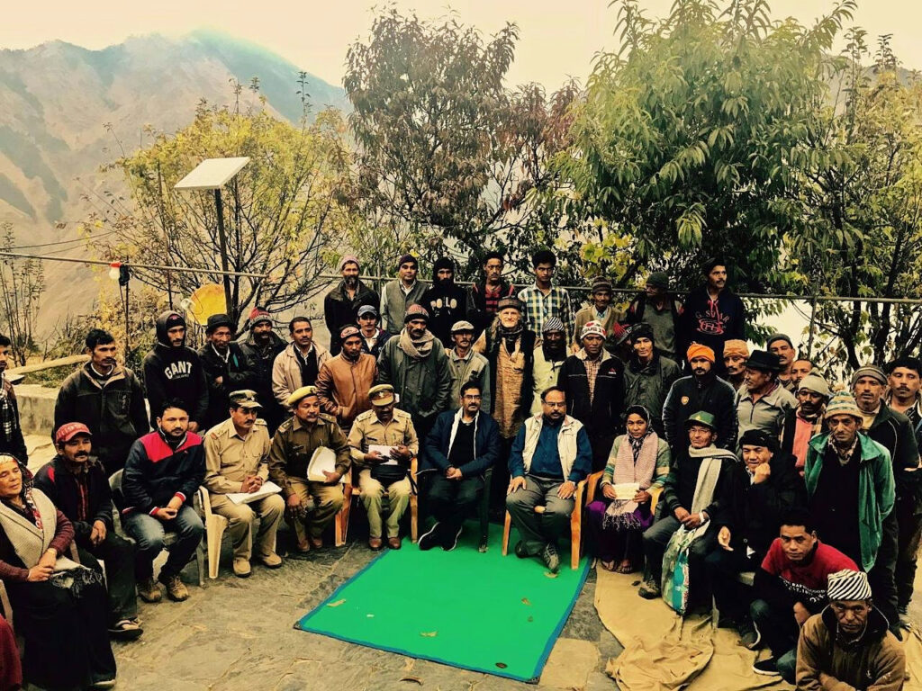 Rare plant research in the Himalayas, India