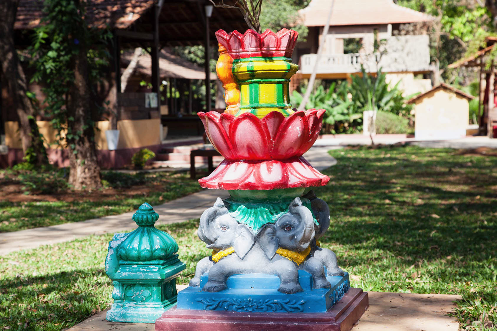 Organic garden at Samata retreat, Goa, India