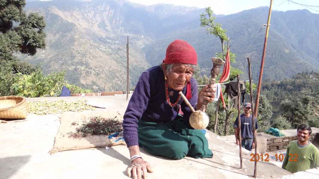Traditional ritual in the Indian Himalayas
