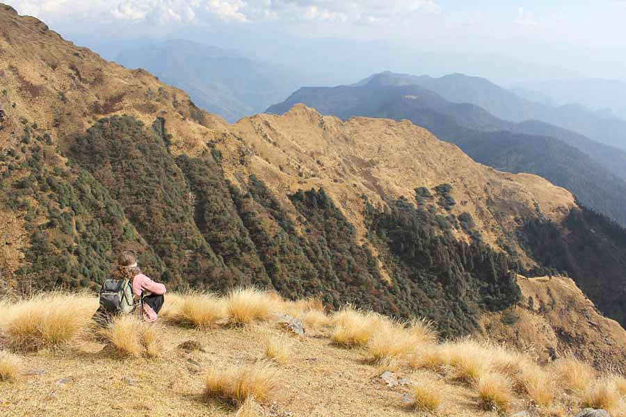 Vast and peaceful Himalayan landscape, India